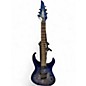 Used Jackson Chris Broderick Signature Soloist 7 String Blue Ghost Flames Solid Body Electric Guitar thumbnail