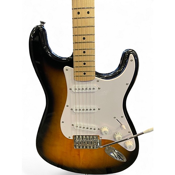 Used Squier Sonic Stratocaster 2 Color Sunburst Solid Body Electric Guitar