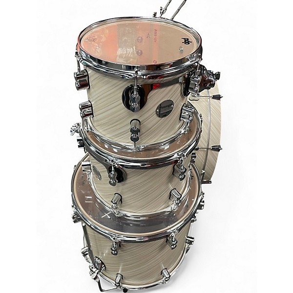 Used PDP by DW 4 Piece Concept Series twisted ivory Drum Kit