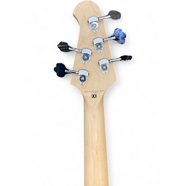 Used Lakland SKYLINE SERIES 55-OS 5 STRING Purple Electric Bass Guitar