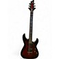 Used Schecter Guitar Research Demon 6 Crimson Red Burst Solid Body Electric Guitar thumbnail