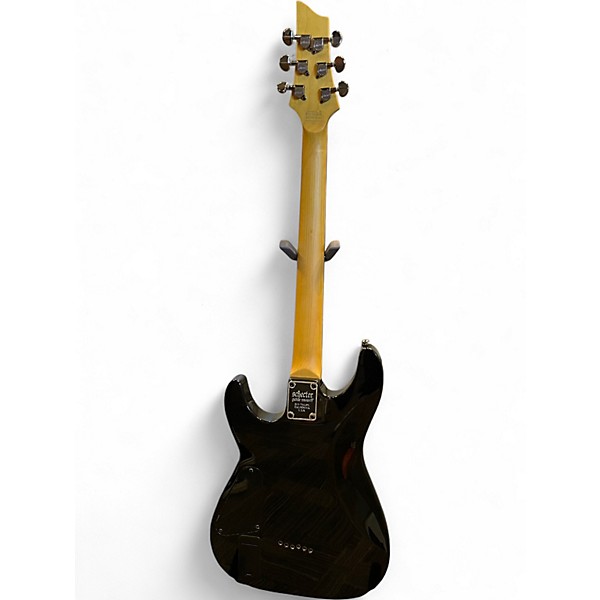 Used Schecter Guitar Research Demon 6 Crimson Red Burst Solid Body Electric Guitar