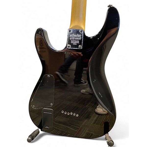 Used Schecter Guitar Research Demon 6 Crimson Red Burst Solid Body Electric Guitar