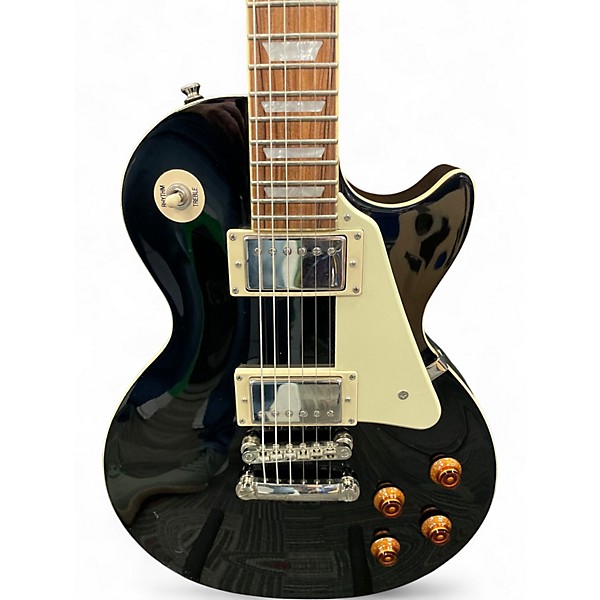Used Epiphone Les Paul Standard Ebony Solid Body Electric Guitar