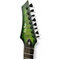 Used Harley Benton Multiscale 8 string Quilted maple green Solid Body Electric Guitar