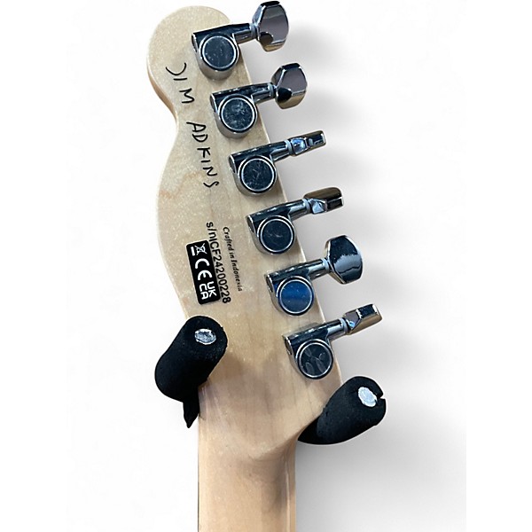 Used Fender JA90 Jim Adkins Thinline Telecaster Natural Hollow Body Electric Guitar