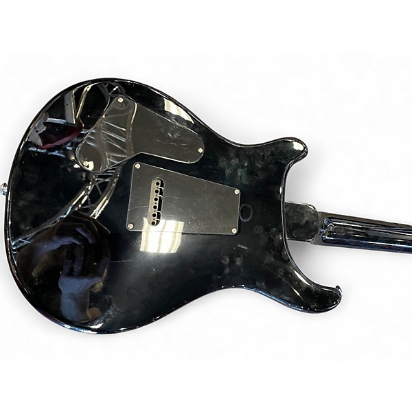 Used PRS SE Custom 24 Trans Black Solid Body Electric Guitar