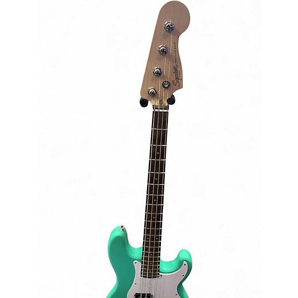 Used Squier DEBUT P BASS Seafoam Green Electric Bass Guitar