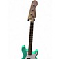 Used Squier DEBUT P BASS Seafoam Green Electric Bass Guitar