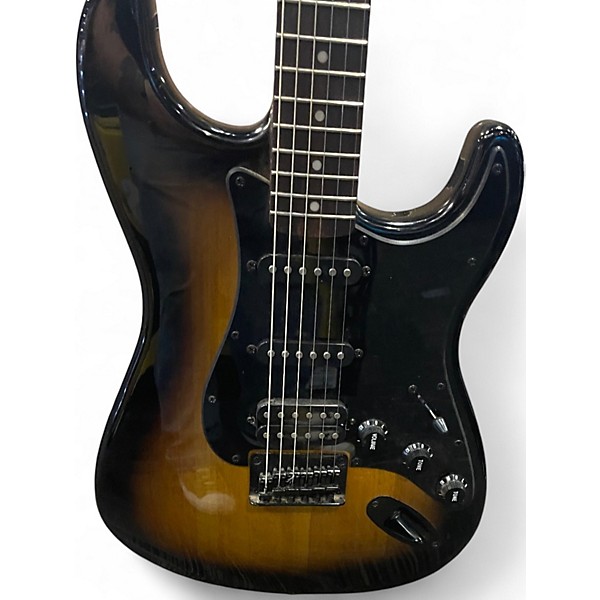 Used Squier Bullet Stratocaster HSS SUNBURST Solid Body Electric Guitar