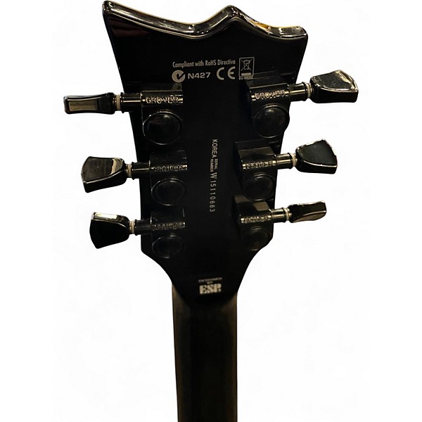 Used ESP LTD EC1000 Evertune see thru black Solid Body Electric Guitar