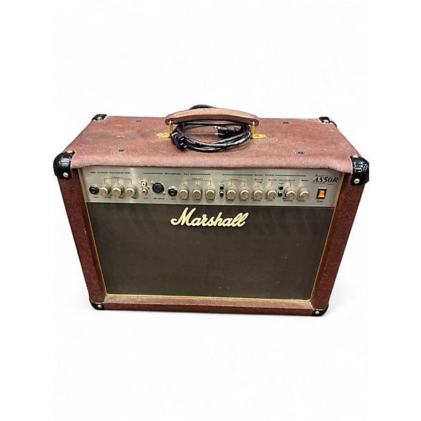 Used Marshall AS50R 50W 2X8 Acoustic Guitar Combo Amp