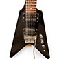 Used Fernandes FLYING V BLACK Solid Body Electric Guitar