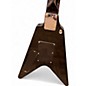 Used Fernandes FLYING V BLACK Solid Body Electric Guitar