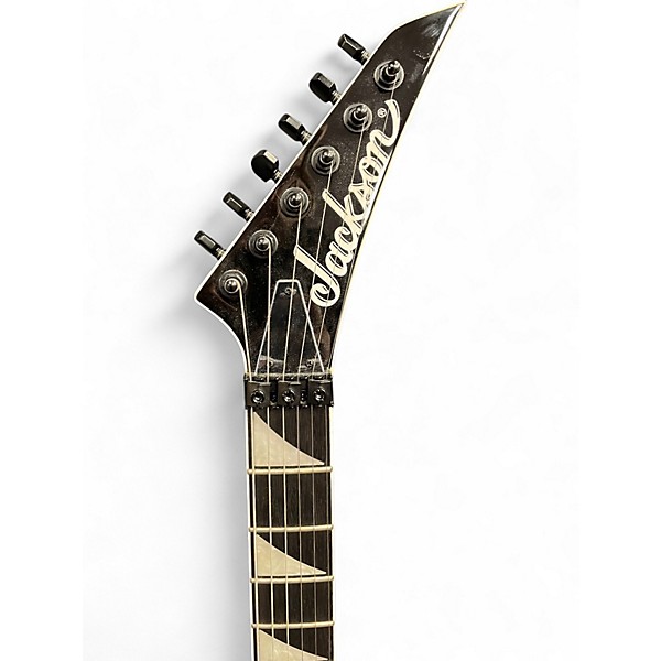 Used Jackson JS32 Dinky TRANS BLACK POPLAR Solid Body Electric Guitar