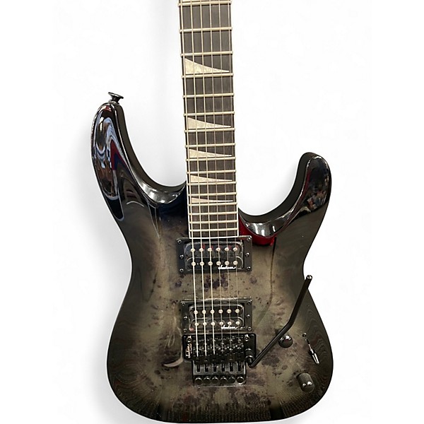 Used Jackson JS32 Dinky TRANS BLACK POPLAR Solid Body Electric Guitar