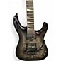 Used Jackson JS32 Dinky TRANS BLACK POPLAR Solid Body Electric Guitar