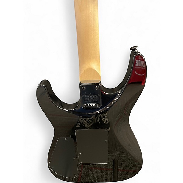 Used Jackson JS32 Dinky TRANS BLACK POPLAR Solid Body Electric Guitar