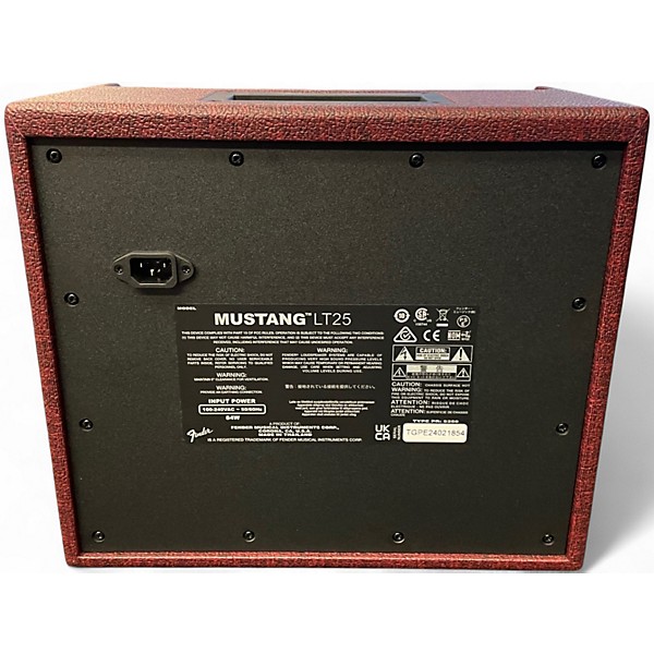 Used Fender LT25 25W 1x8 Guitar Combo Amp- WINE Guitar Combo Amp