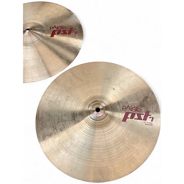 Used Paiste 14in PST7 Hi Hat Pair Cymbal