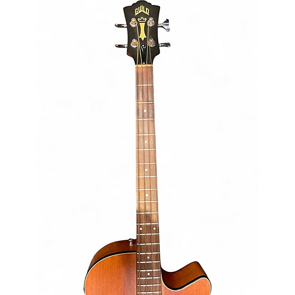 Used Guild B4E AMD Mahogany Acoustic Bass Guitar
