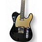 Used Larry Carlton T7 Black and Gold Solid Body Electric Guitar