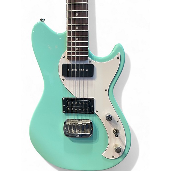 Used G&L Fallout Seafoam Green Solid Body Electric Guitar