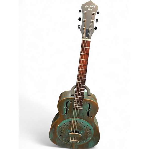 Used Recording King RM997E COPPER Acoustic Guitar