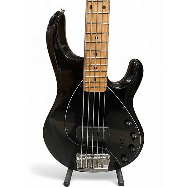 Used Ernie Ball Music Man Stingray 5 H Black Electric Bass Guitar