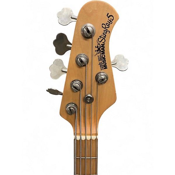Used Ernie Ball Music Man Stingray 5 H Black Electric Bass Guitar