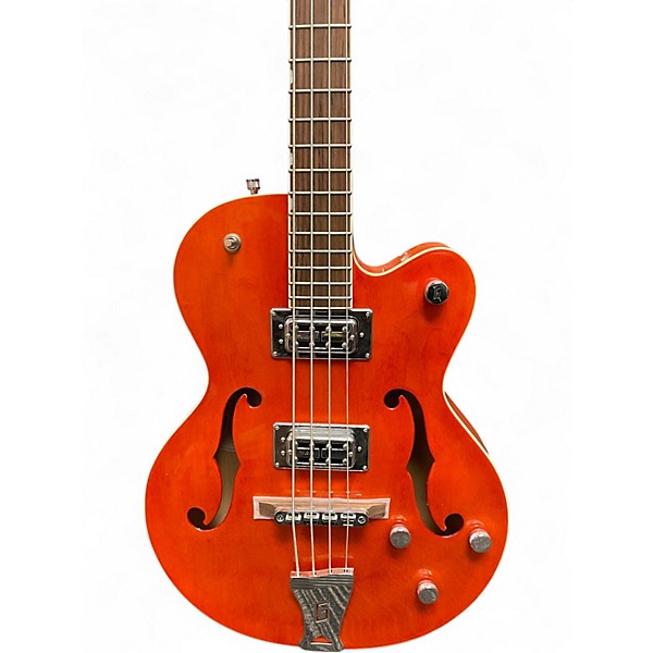 Used Gretsch Guitars G5123B  Orange Electric Bass Guitar