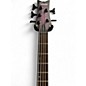 Used Schecter Guitar Research Stiletto Studio 5 String Trans Purple Electric Bass Guitar