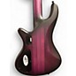 Used Schecter Guitar Research Stiletto Studio 5 String Trans Purple Electric Bass Guitar