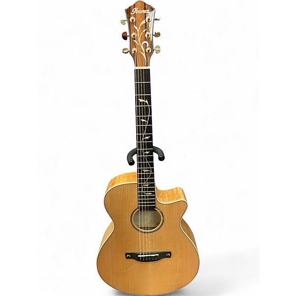 Used Ibanez AEG750-NT Natural Acoustic Electric Guitar