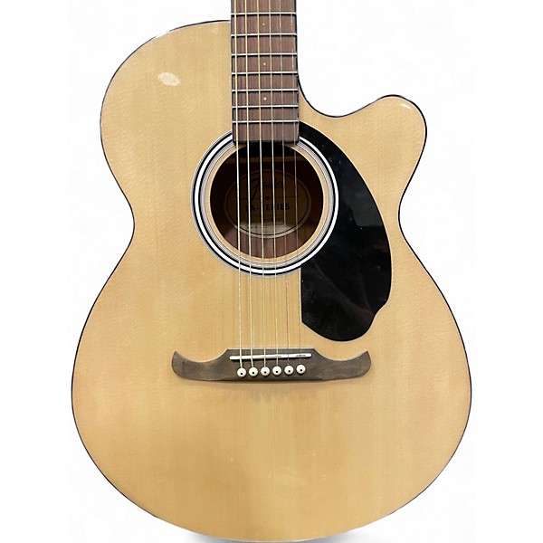 Used Fender FA-135CE Natural Acoustic Electric Guitar
