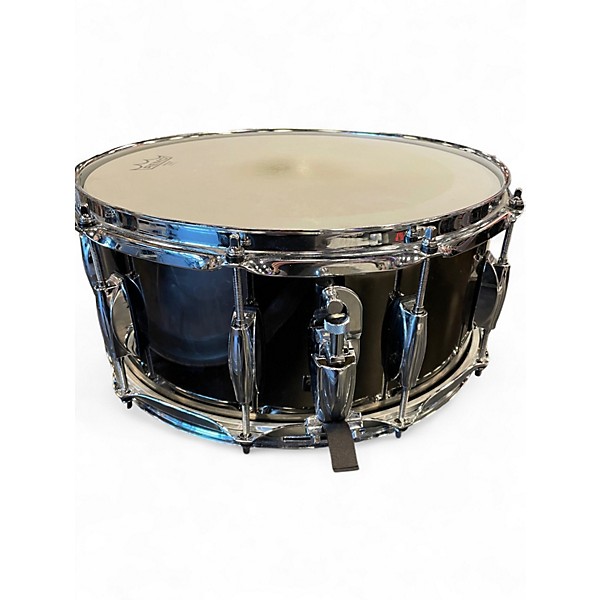Used Gretsch Drums 14in BLACK NICKEL OVER STEEL Black Chrome Drum