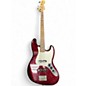 Vintage 2003 Fender Standard Jazz Bass Burgundy Electric Bass Guitar thumbnail