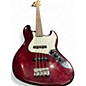 Vintage 2003 Fender Standard Jazz Bass Burgundy Electric Bass Guitar