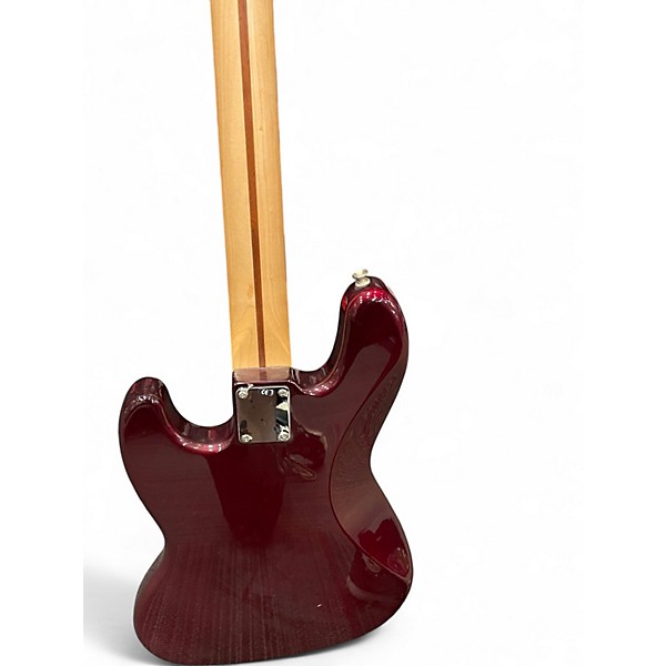 Vintage 2003 Fender Standard Jazz Bass Burgundy Electric Bass Guitar