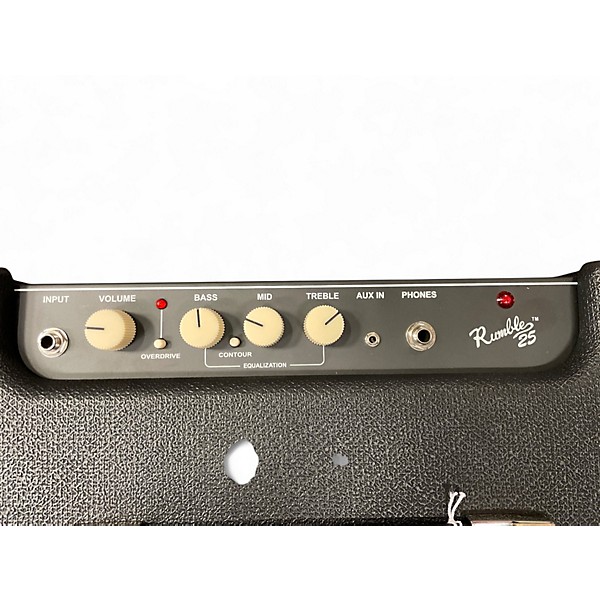 Used Fender Rumble V3 25w 1x8 Bass Combo Amp