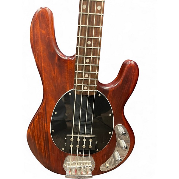 Used Sterling by Music Man Sub 4 Brown Electric Bass Guitar