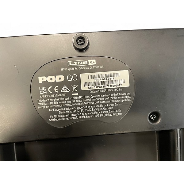 Used Line 6 POD GO Effect Processor
