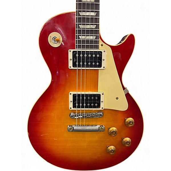 Used Gibson 1958 Reissue Murphy Aged Les Paul 2 Tone Sunburst Solid Body Electric Guitar