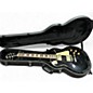 Used Gibson Les Paul Classic Black and White Solid Body Electric Guitar thumbnail