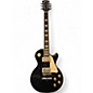 Used Gibson Les Paul Classic Black and White Solid Body Electric Guitar