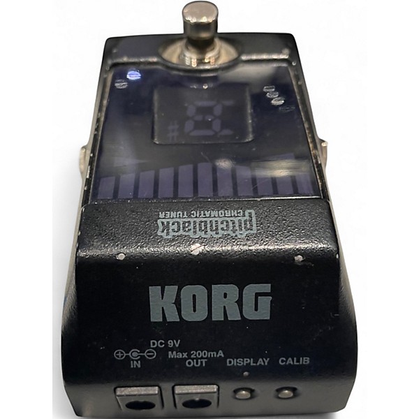 Used KORG PB01 Pitchblack Chromatic Tuner Pedal