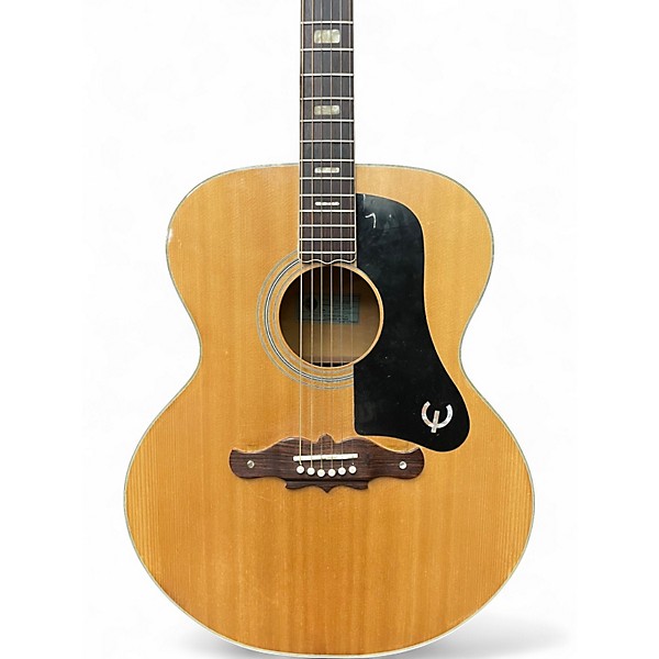 Vintage 1970s Epiphone FT-570BL Natural Acoustic Guitar