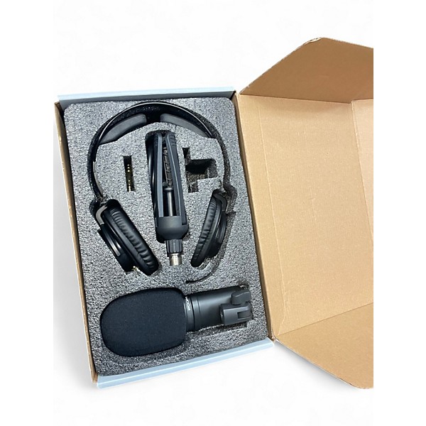 Used Zoom ZDM-1 Dynamic Podcast Mic pack Recording Microphone Pack