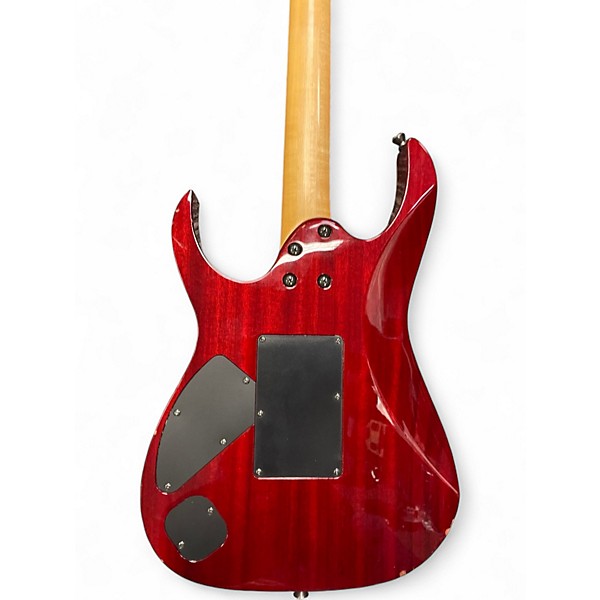 Used Ibanez RG3120 RED FLAME MAPLE Solid Body Electric Guitar