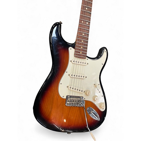 Used Fender Player Stratocaster 3 Color Sunburst Solid Body Electric Guitar